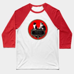 Feral's Cat Treat Parlour Baseball T-Shirt